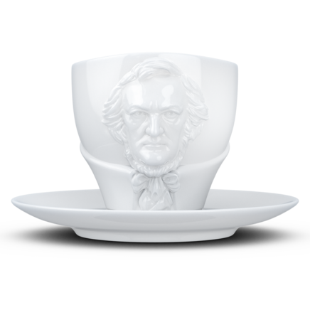 Kaffeetasse TALENT "Richard Wagner" in weiß, 260 ml