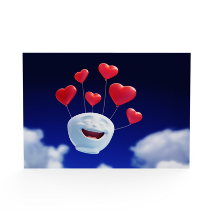Postkarte - Lifted by Love