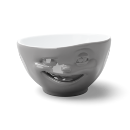 Bowl Winking in grey, 500 ml