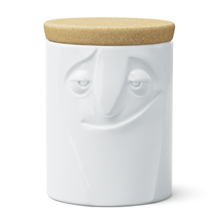 Vorratsdose Charmant in weiß, 1700 ml
