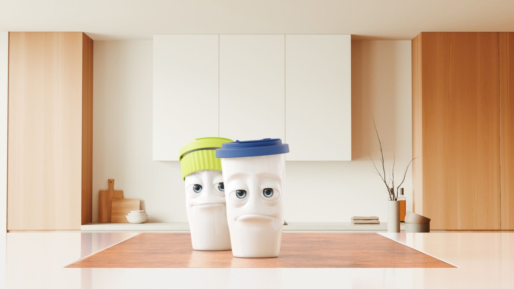  Unsere To Go Becher haben auch Spaß verdient. Schließlich sind sie dafür gemacht, lange Freude zu bereiten. Denn im Gegensatz zu vielen Wegwerf-Kollegen aus Pappe oder Plastik, sind sie aus feinem Porzellan gefertigt. Made in Germany natürlich. 