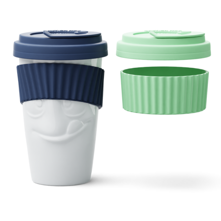 Halloween Set 1 - To Go Becher Lecker Marineblau + Mint 