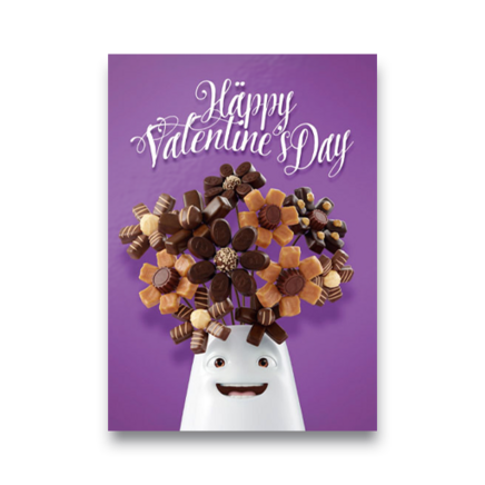 Postkarte - Happy Valentine's Day
