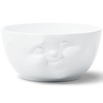 Schüssel Mampfend in weiß, 2600 ml