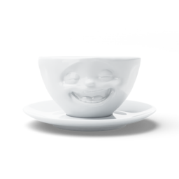 Coffee Cup Laughing white, 200 ml