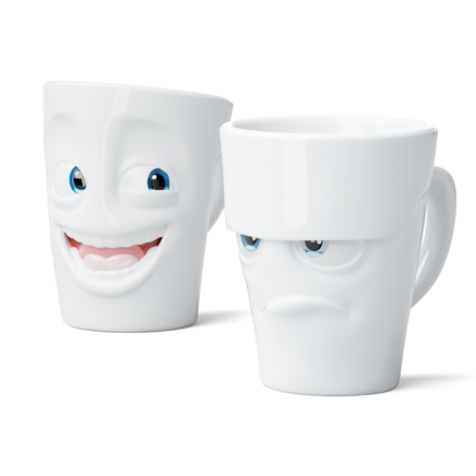 Polarisierende Set Henkelbecher Grummelig & Witzig Movie Edition + Postkarten