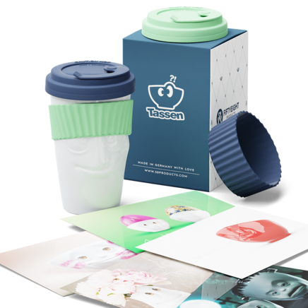 Halloween Set 2 - To Go Becher Lecker Mint + Marineblau