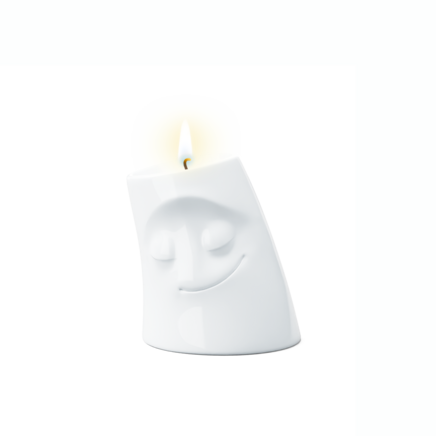 Kerzenschmusie KUSCHELIG - Kleiner Kerzenhalter