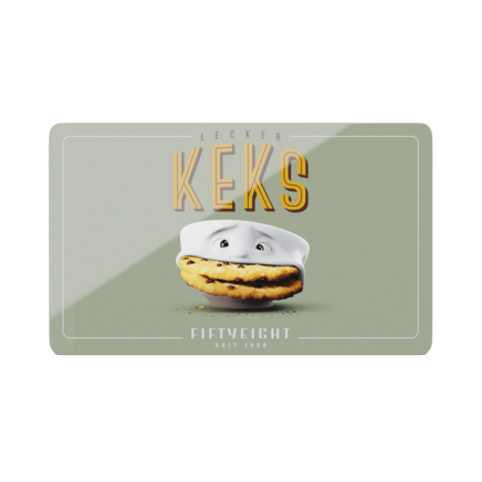 Frühstücksbrettchen Lecker Keks